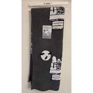 Peanuts Snoopy Blanket‎ Throw Gray Character Graphic Cozy Soft Home Decor